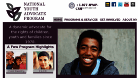 What Nyap.org website looked like in 2018 (5 years ago)