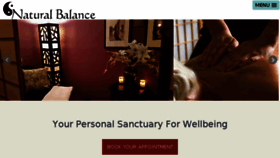 What Naturalbalancemassage.com website looked like in 2018 (5 years ago)
