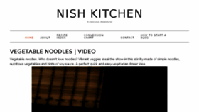 What Nishkitchen.com website looked like in 2018 (5 years ago)