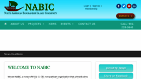 What Nabic.org website looked like in 2018 (5 years ago)