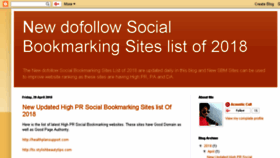 What New-updated-socialbookmarking-sites.blogspot.in website looked like in 2018 (5 years ago)