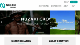 What Nuzakicrowd.org website looked like in 2018 (5 years ago)