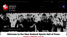 What Nzhalloffame.co.nz website looked like in 2018 (5 years ago)