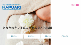 What Napuari.com website looked like in 2018 (5 years ago)