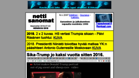 What Nettisanomat.fi website looked like in 2018 (5 years ago)