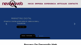 What Newwweb.com.mx website looked like in 2018 (5 years ago)