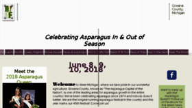 What Nationalasparagusfestival.org website looked like in 2018 (5 years ago)