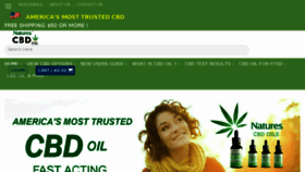 What Naturescbdoil.com website looked like in 2018 (5 years ago)