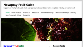 What Newquayfruitsales.co.uk website looked like in 2018 (5 years ago)