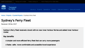 What Nameyourferry.com.au website looked like in 2018 (5 years ago)