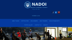 What Nadoi.org website looked like in 2018 (5 years ago)