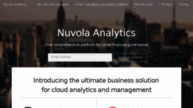 What Nuvola-analytics.com website looked like in 2018 (5 years ago)