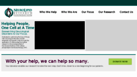 What Neurolipid.org website looked like in 2018 (7 years ago)