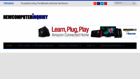 What Newcomputerinquiry.com website looked like in 2018 (5 years ago)