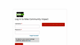 What Nike.benevity.org website looked like in 2018 (5 years ago)