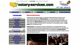 What Notary-services.com website looked like in 2018 (5 years ago)