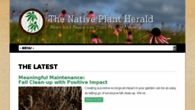What Nativeplantherald.prairienursery.com website looked like in 2018 (5 years ago)