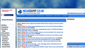 What Newsdump.co.uk website looked like in 2018 (5 years ago)