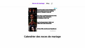 What Nocesdemariage.fr website looked like in 2018 (5 years ago)