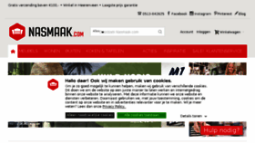 What Nasmaak.com website looked like in 2018 (5 years ago)
