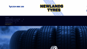 What Newlandstyres.co.uk website looked like in 2018 (5 years ago)