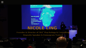 What Nicoleling.com website looked like in 2018 (5 years ago)