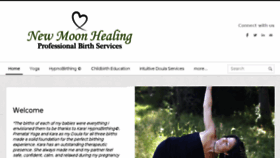What Newmoonhealing.com website looked like in 2018 (5 years ago)