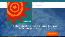 What Nmsea.org website looked like in 2018 (5 years ago)