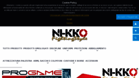 What Nikkoshop.it website looked like in 2018 (5 years ago)