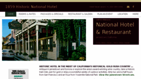 What National-hotel.com website looked like in 2018 (5 years ago)