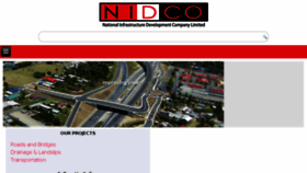 What Nidco.co.tt website looked like in 2018 (5 years ago)