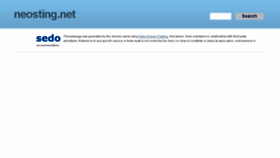 What Neosting.net website looked like in 2018 (7 years ago)