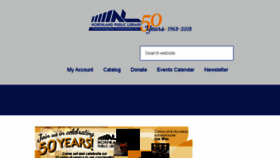 What Northlandlibrary.org website looked like in 2018 (5 years ago)