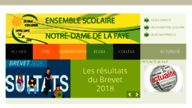 What Ndfaye.fr website looked like in 2018 (5 years ago)