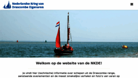 What Nkde.nl website looked like in 2018 (5 years ago)