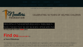 What Needlers.org website looked like in 2018 (5 years ago)