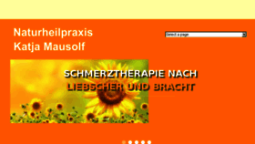 What Naturheilpraxis-mausolf.de website looked like in 2018 (5 years ago)