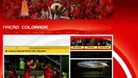 What Nacaocolorada.com.br website looked like in 2018 (5 years ago)