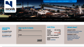 What Norandaincomefund.com website looked like in 2018 (6 years ago)
