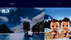 What Nivea.rs website looked like in 2018 (5 years ago)