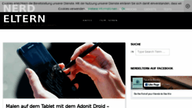 What Nerdeltern.de website looked like in 2018 (5 years ago)