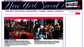 What Newyorksocialdiary.com website looked like in 2018 (5 years ago)