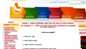 What Nosime.sk website looked like in 2018 (5 years ago)