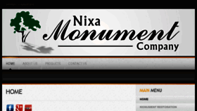 What Nixamonumentco.com website looked like in 2018 (5 years ago)