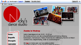 What Nickysdancestudio.nl website looked like in 2018 (5 years ago)