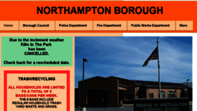 What Northamptonboro.com website looked like in 2018 (5 years ago)