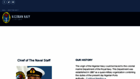 What Navy.mil.ng website looked like in 2018 (5 years ago)