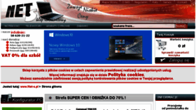 What Net-s.pl website looked like in 2018 (5 years ago)