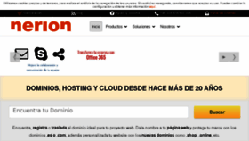 What Nerion.es website looked like in 2018 (5 years ago)