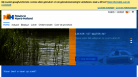 What Noord-holland.nl website looked like in 2018 (5 years ago)